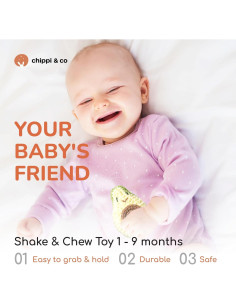 Sonajero de Ganchillo Chippi & Co Aguacate para Bebés 2