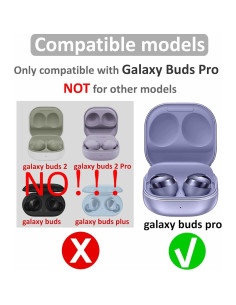 Puntas de oído de silicona JNSA para Galaxy Buds Pro - 12 pares 2