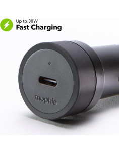 Cargador de coche Mophie 30W USB-C - Carga rápida ecológica 2