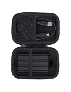 Funda Dura co2CREA para Samsung T7 Shield/T9 SSD Negra