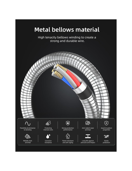 Cámara Endoscopio ZOIOT 1920P HD 1.8m 8mm IP67 para iOS/Android Cámara Endoscopio ZOIOT 1920P HD 1.8m 8mm IP67 para iOS/Android