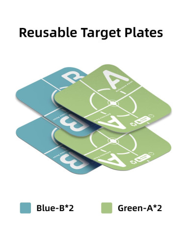 Combo HOZO M-Cube Pro con 4 Placas de Objetivo Láser