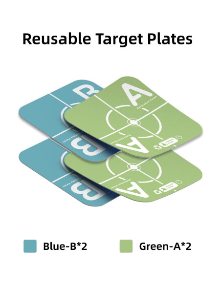 Combo HOZO M-Cube Pro con 4 Placas de Objetivo Láser
