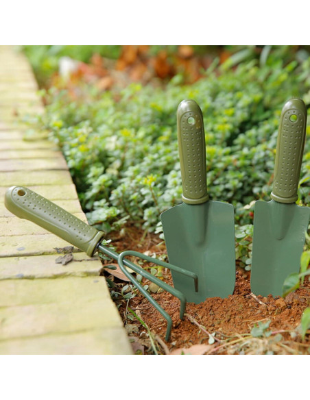 Herramienta de Jardín 3 en 1 SPDTECH - Pala y Rastrillo
