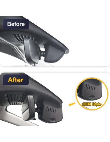 Cámara de Salpicadero Fitcamx HD2-6607 4K+1080P para Mazda CX-50