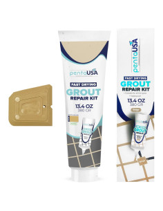 Lechada de Azulejos PentaUSA 380g Beige - Kit de Reparación Rápido