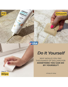 Lechada de Azulejos PentaUSA 380g Beige - Kit de Reparación Rápido 2