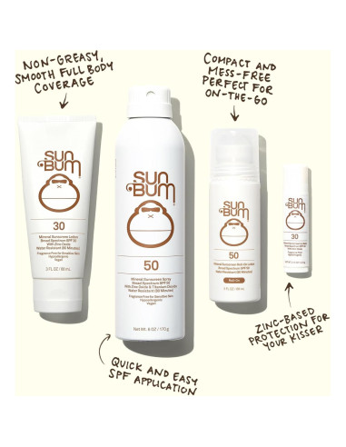 Loción Solar Mineral SPF 50 Sun Bum 85 ml - Hidratante