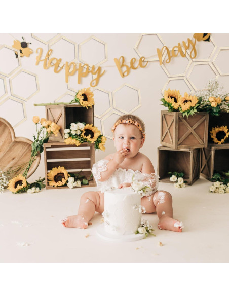 24 Hexágonos de Madera Natural para Decoración DIY - TAOZIMA