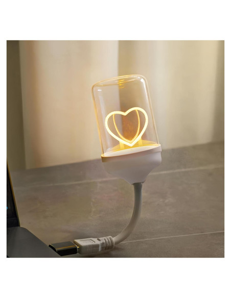 Lámpara LED USB XINHUAYANG HP-2411 - Luz Nocturna 3000K