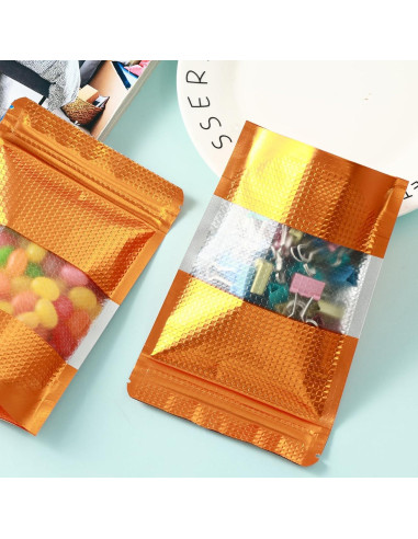 150 Bolsas Mylar Reutilizables 4x6 Circloophs a Prueba de Olores