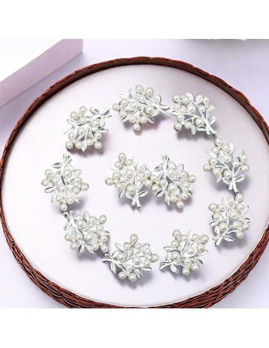 36 Piezas Adorno de Hoja con Rhinestone Oro Rodvanvo