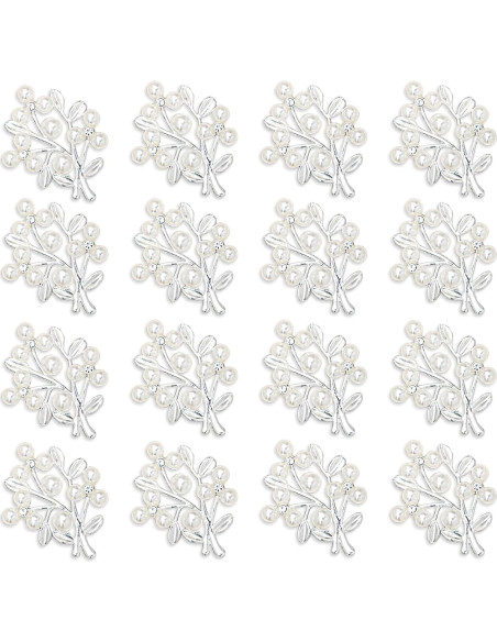 36 Piezas Adorno de Hoja con Rhinestone Oro Rodvanvo