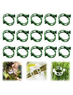 Clips de Soporte para Plantas Yilia 50 Piezas Verde Reutilizables