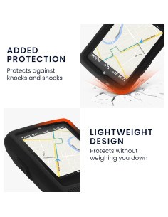 Funda de Silicona kwmobile para GPS Wahoo Elemnt Roam V3 2