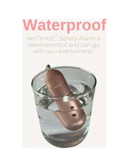 Alarma Personal HerTime2 para Mujeres - 130dB Resistente al Agua Alarma Personal HerTime2 para Mujeres - 130dB Resistente al Agua