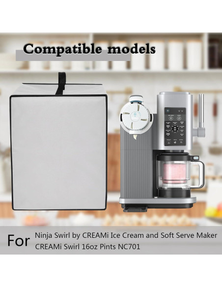 Cubierta Impermeable para Máquina de Helados Ninja CREAMi 701