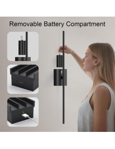 Aplique de Pared Inalámbrico HX HECLX 76.2cm Recargable 2