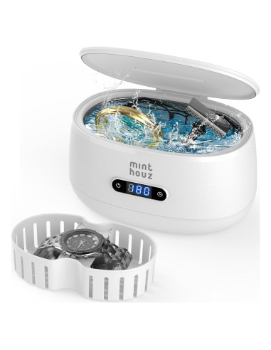 Limpiadora Ultrasónica Minthouz 600ml 40kHz 5 Modos de Limpieza