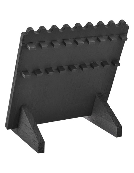 Soportes de Joyería de Madera Ikee Design - 2 Piezas Negro