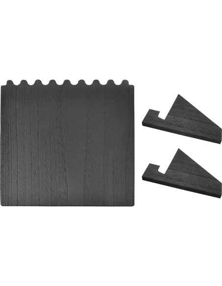 Soportes de Joyería de Madera Ikee Design - 2 Piezas Negro