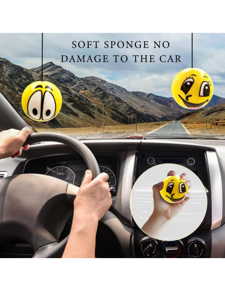 2 PCS Ayudas de Estacionamiento Gasedin Ojos Grandes Amarillo