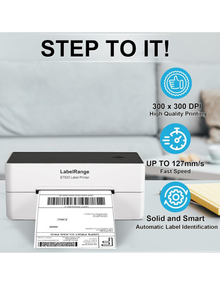 Impresora de Etiquetas Térmicas LabelRange BT620 4x6" 300 DPI