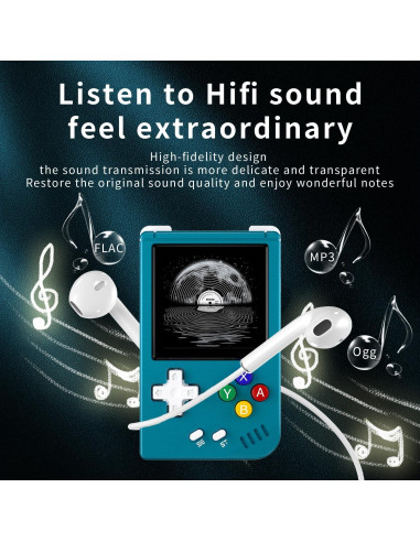 Consola de Juego Portátil Aivuidbs con 64GB y 5405 Juegos