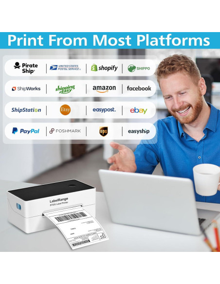 Impresora de Etiquetas Térmicas LabelRange BT620 4x6" 300 DPI