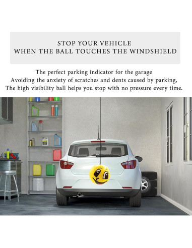 2 PCS Ayudas de Estacionamiento Gasedin Ojos Grandes Amarillo