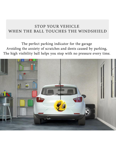 2 PCS Ayudas de Estacionamiento Gasedin Ojos Grandes Amarillo