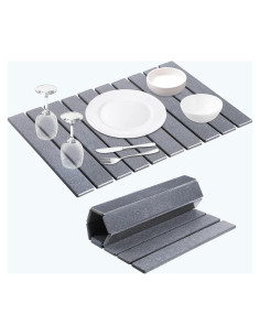 Alfombrilla de Secado de Piedra Diatomácea Lenone 58x38 cm