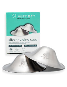 Copas de Lactancia de Plata 925 Silvamom - Extra Grande