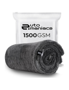 Toalla de Secado AutoManiacs 1500 GSM 90x60cm Microfibra Suave