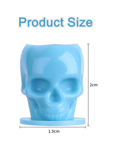 Tazas de Tinta de Tatuaje Desechables Hipifans 60 Pcs Calavera 2
