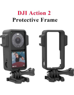 Marco Protector DJI Osmo Action 2 con Base Fría y Protector 2