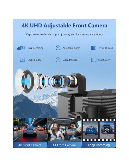 Pantalla Carpuride 11.26" Carplay Inalámbrica con Cámara 4K Pantalla Carpuride 11.26" Carplay Inalámbrica con Cámara 4K