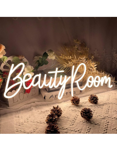 Cartel de Neón LED Personalizado ZPLNOSIN 40x14.4cm Blanco Cálido