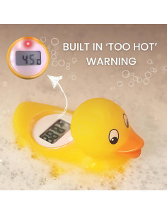 Termómetro Digital de Agua TensCare Digi Duckling Amarillo - Juguete de Baño 2