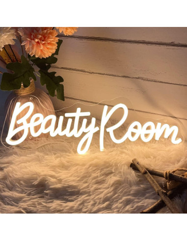 Cartel de Neón LED Personalizado ZPLNOSIN 40x14.4cm Blanco Cálido