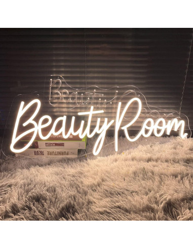 Cartel de Neón LED Personalizado ZPLNOSIN 40x14.4cm Blanco Cálido