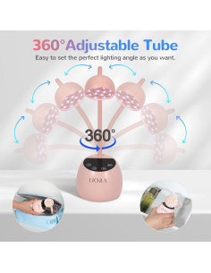 Lámpara de Uñas UV LED LIORA 24W Recargable USB Rosa 2