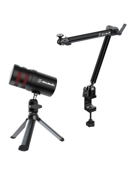 Micrófono USB AVerMedia FLEXI go para Streaming y Podcasting