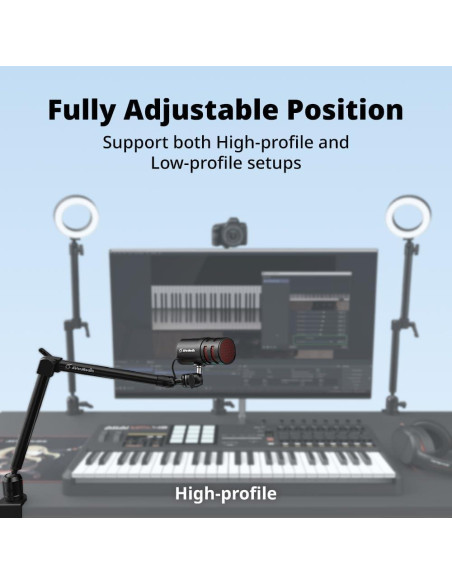 Micrófono USB AVerMedia FLEXI go para Streaming y Podcasting