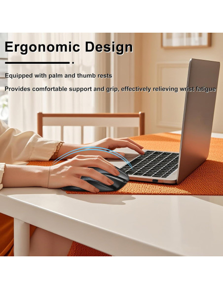 Ratón Inalámbrico Ergonómico CHUYI Vertical 119g USB