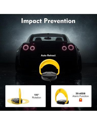 Cerradura de Estacionamiento LyeXD con Control Remoto 20M