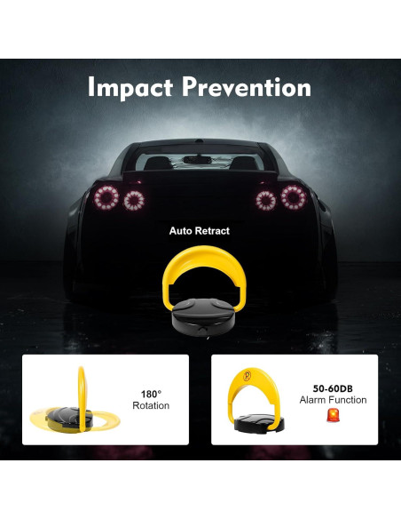 Cerradura de Estacionamiento LyeXD con Control Remoto 20M