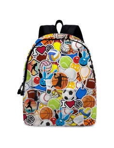 Mochila Escolar Deportiva ROVOZAR 41x31x10 cm para Niños
