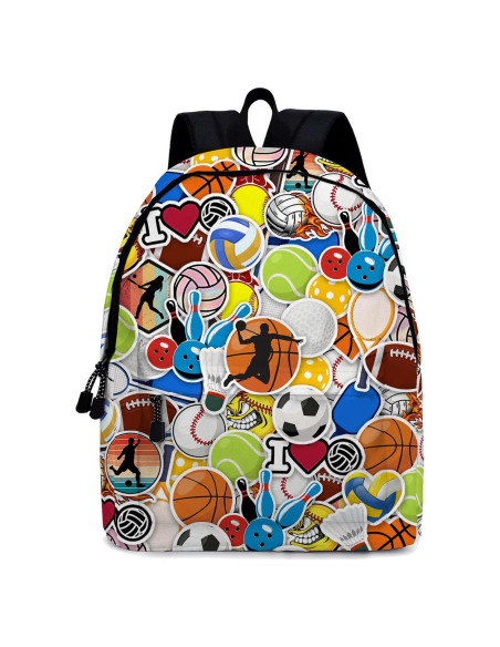 Mochila Escolar Deportiva ROVOZAR 41x31x10 cm para Niños
