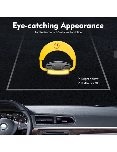 Cerradura de Estacionamiento LyeXD con Control Remoto 20M